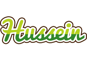 Hussein golfing logo