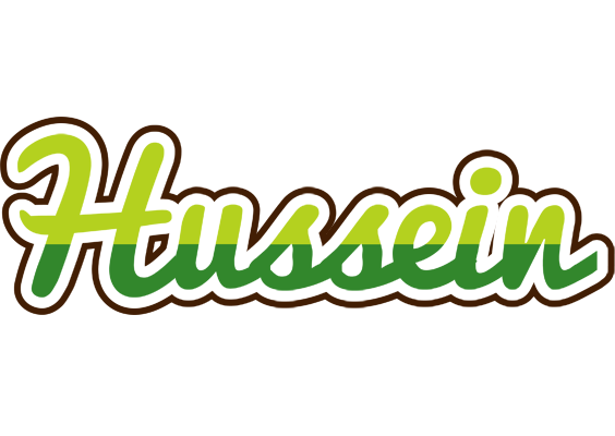 Hussein golfing logo