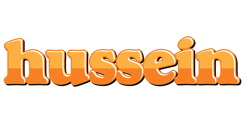 Hussein orange logo