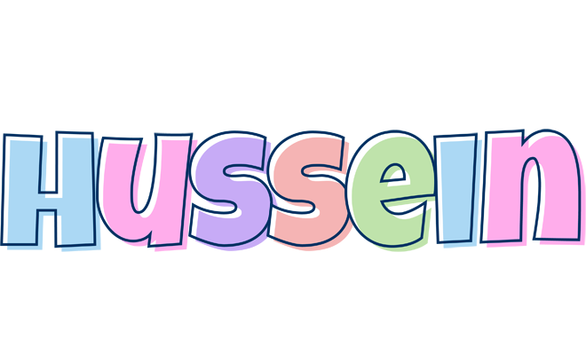 Hussein pastel logo