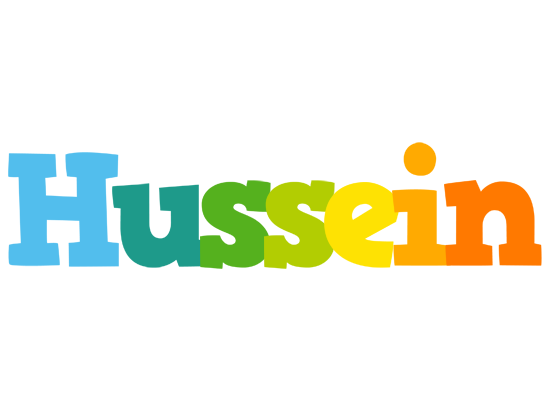 Hussein rainbows logo