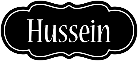 Hussein welcome logo