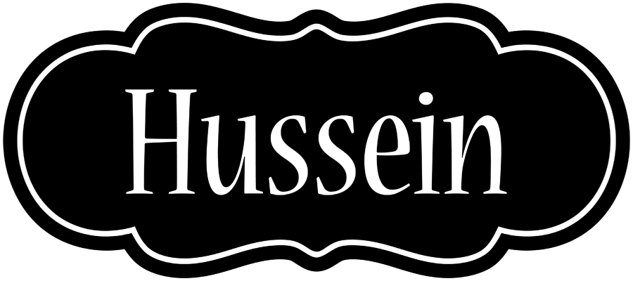 Hussein welcome logo
