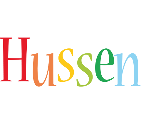 Hussen birthday logo