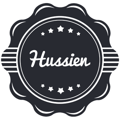 Hussien badge logo