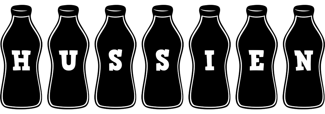 Hussien bottle logo