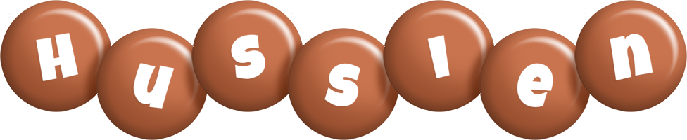 Hussien candy-brown logo