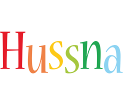 Hussna birthday logo