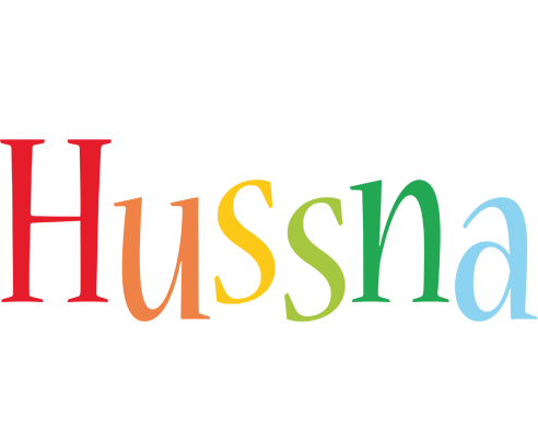 Hussna birthday logo