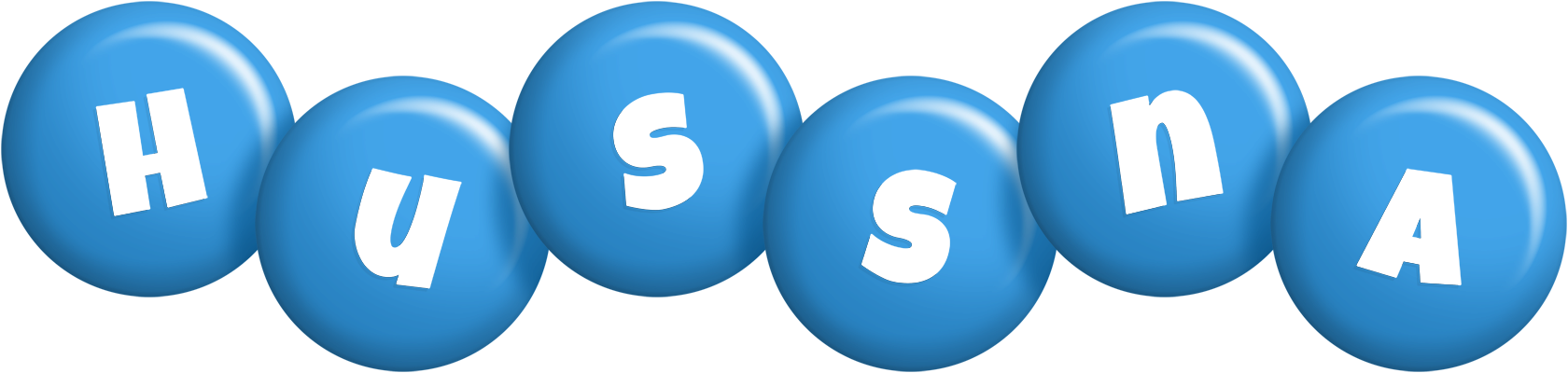 Hussna candy-blue logo