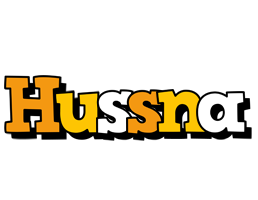 Hussna cartoon logo