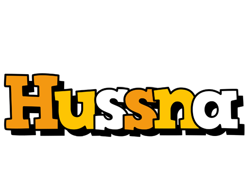 Hussna cartoon logo