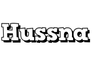 Hussna snowing logo