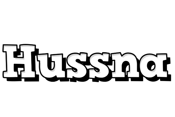 Hussna snowing logo