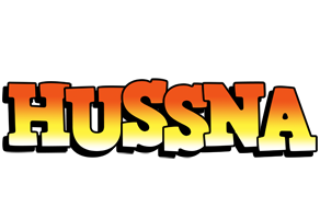 Hussna sunset logo