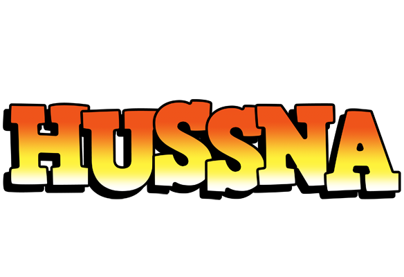 Hussna sunset logo