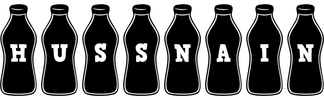 Hussnain bottle logo