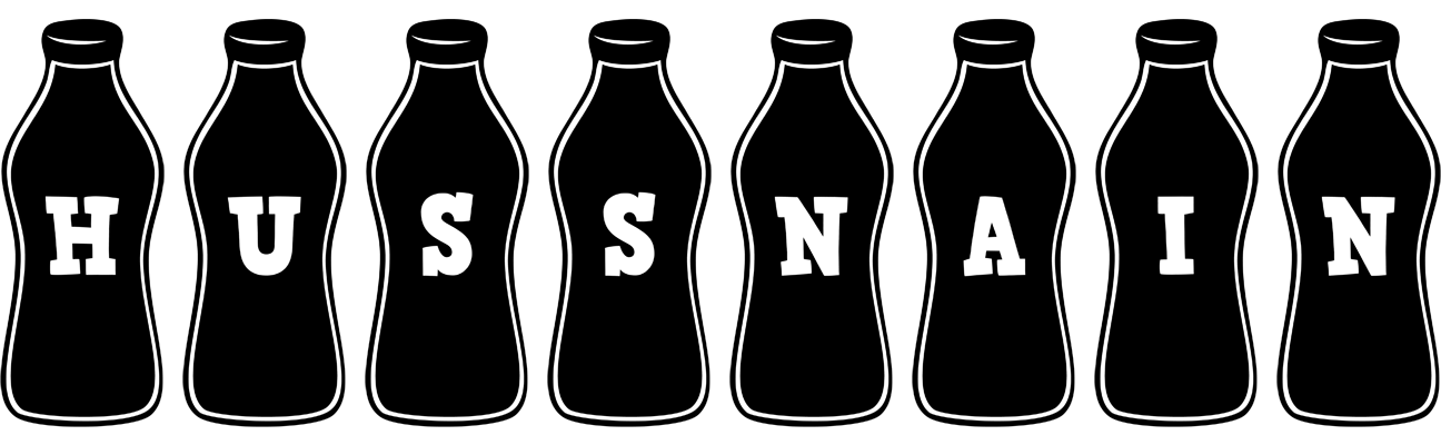 Hussnain bottle logo