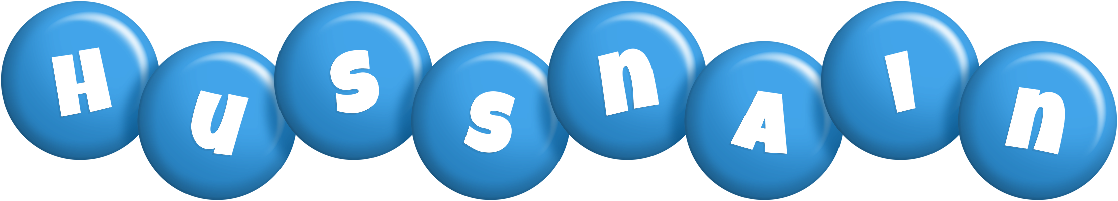 Hussnain candy-blue logo