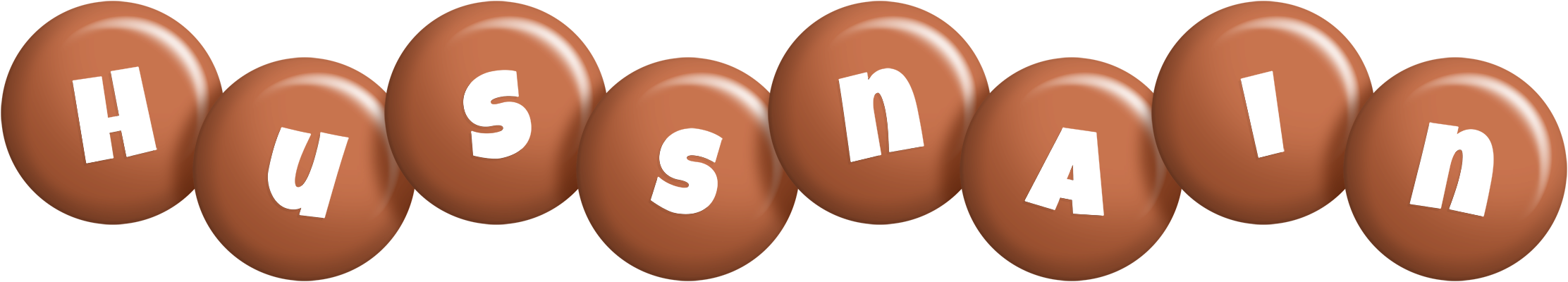 Hussnain candy-brown logo
