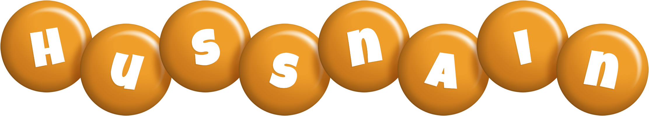 Hussnain candy-orange logo