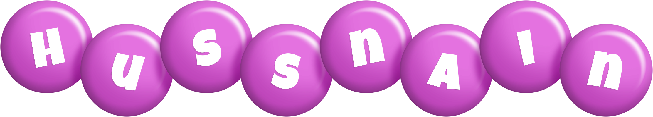 Hussnain candy-purple logo