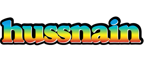 Hussnain color logo