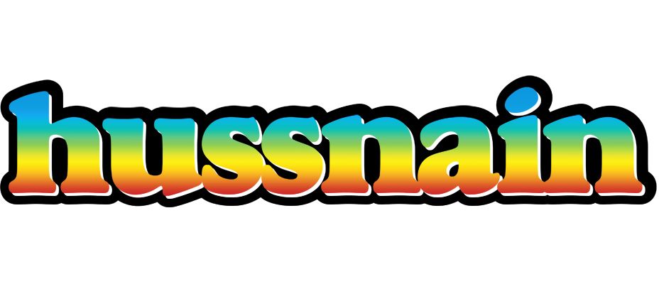 Hussnain color logo