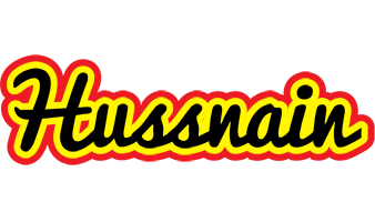 Hussnain flaming logo