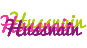 Hussnain flowers logo