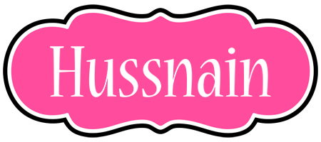 Hussnain invitation logo