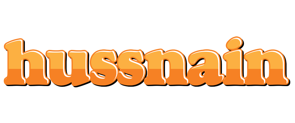Hussnain orange logo