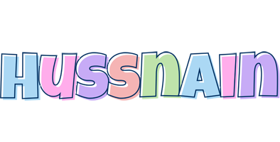 Hussnain pastel logo