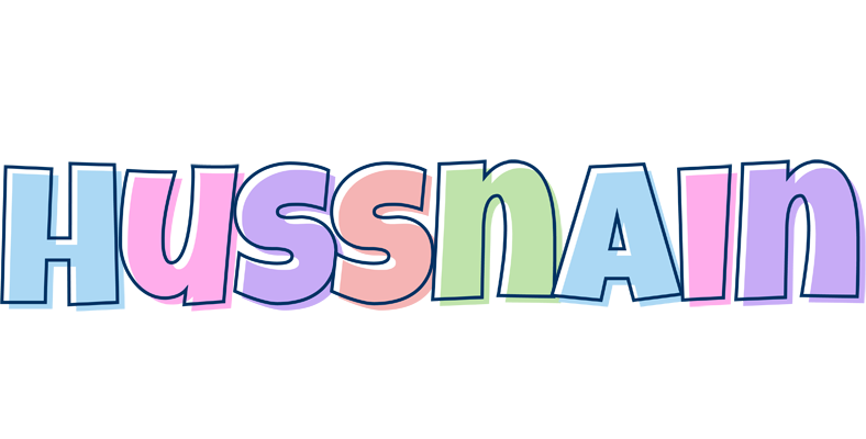 Hussnain pastel logo