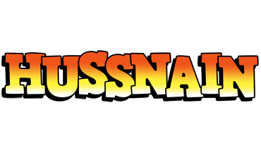 Hussnain sunset logo