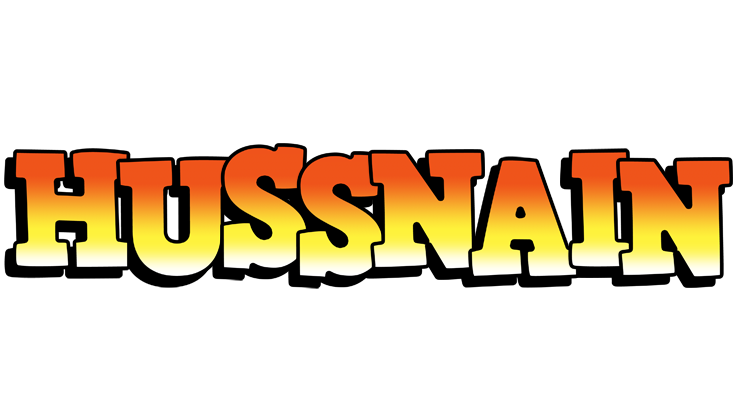 Hussnain sunset logo