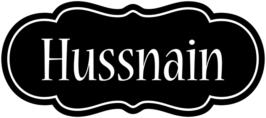 Hussnain welcome logo