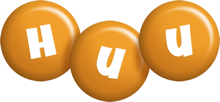 Huu candy-orange logo