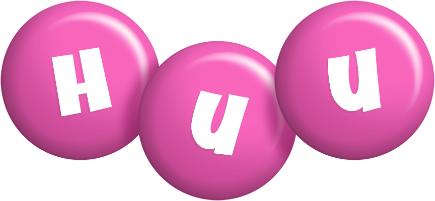 Huu candy-pink logo