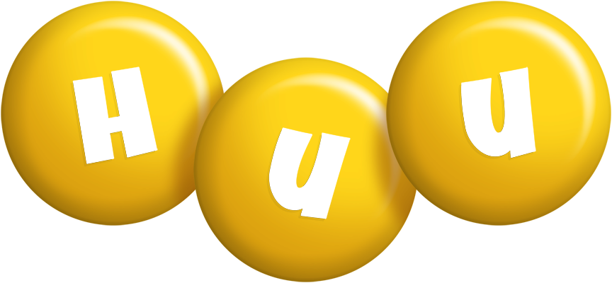 Huu candy-yellow logo