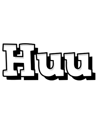 Huu snowing logo