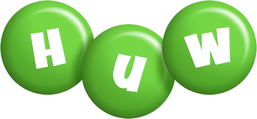 Huw candy-green logo