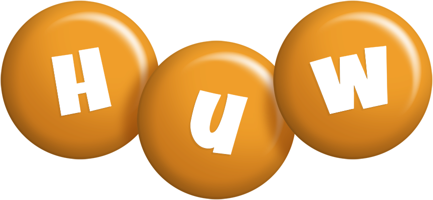 Huw candy-orange logo