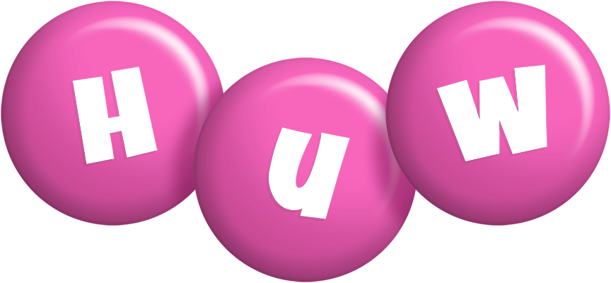 Huw candy-pink logo