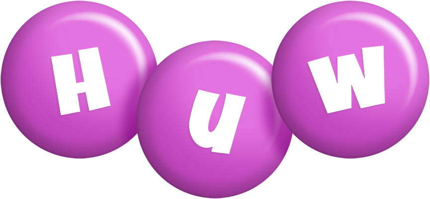 Huw candy-purple logo