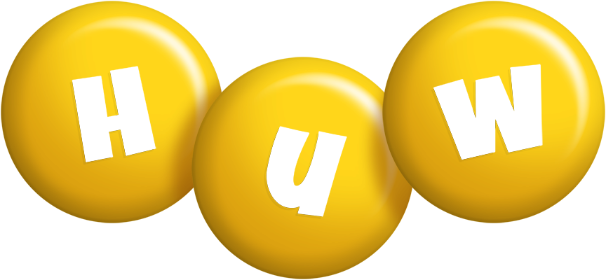 Huw candy-yellow logo