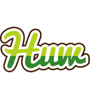 Huw golfing logo