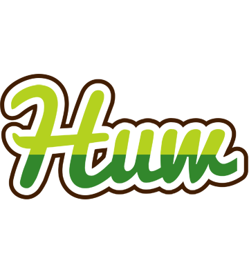 Huw golfing logo