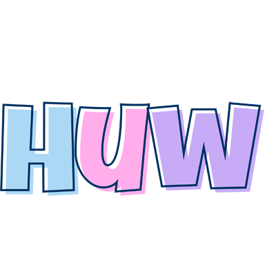 Huw pastel logo