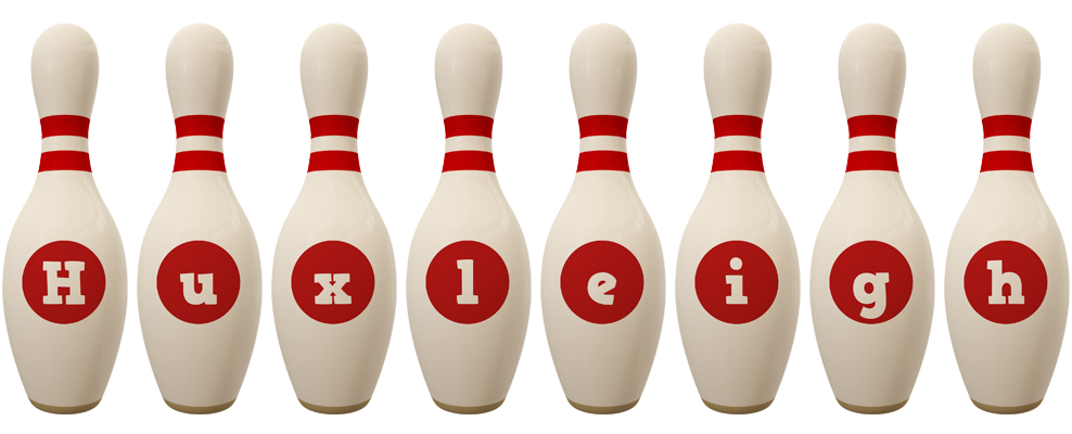 Huxleigh bowling-pin logo